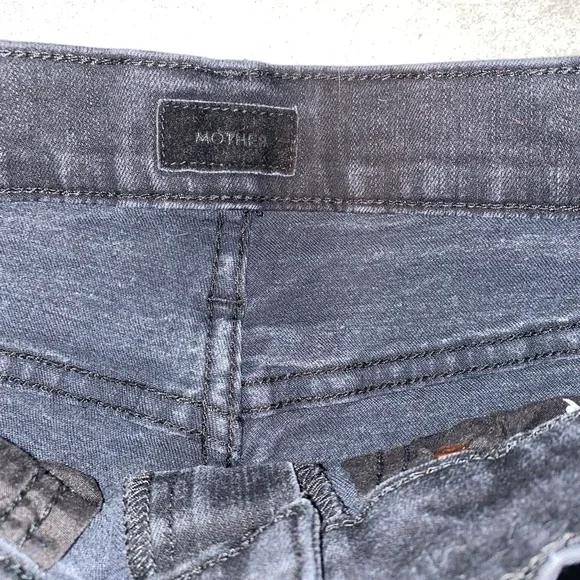 Black Mother Denim Jeans - Picture 9 of 13
